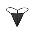 SUBBLIME - fekete csipkés babydoll kétrétegű tüllből S/M