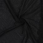 SUBBLIME – áttetsző és csipkés köntös, fekete L/XL