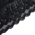 SUBBLIME – virágmintás fekete babydoll S/M