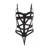 SUBBLIME – sexy test outfit kivágásokkal, fekete S/M