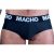 MACHO - prémium fekete slip az érzéki kényelemért