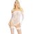 LEG AVENUE – érzéki vállpánt nélküli bodysuit fehérben
