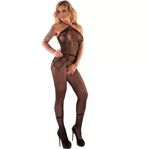 LIVCO CORSETTI FASHION – érzéki, nyitott harisnyanadrág, fekete