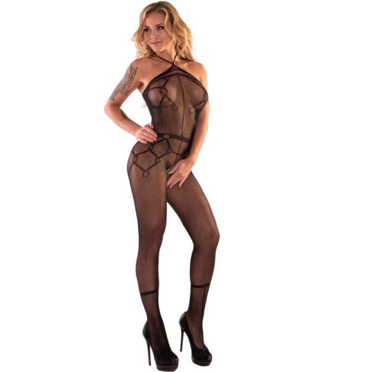 LIVCO CORSETTI FASHION – érzéki, nyitott harisnyanadrág, fekete