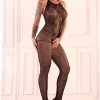 LIVCO CORSETTI FASHION – érzéki fekete bodystocking egy méretben