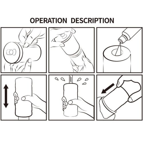 PRETTY LOVE - 3D stimuláló maszturbátor egyedi formával