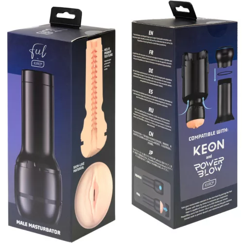 KIIROO Feel Generic Pale Stroker Maszturbátor Realisztikus érzés 22 cm