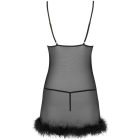 LIVCO CORSETTI FASHION – érzéki babydoll fekete tanga combo