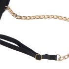 SUBBLIME - fekete láncos harisnyatartós bodyn S/M