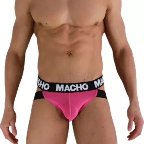 MACHO MX28FR – prémium pink neon jockstrap