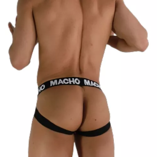 MACHO - szexi jock fürdőnadrág, pink neon színben