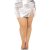 LEG AVENUE - prémium tüll harisnya karamell színben, plus size
