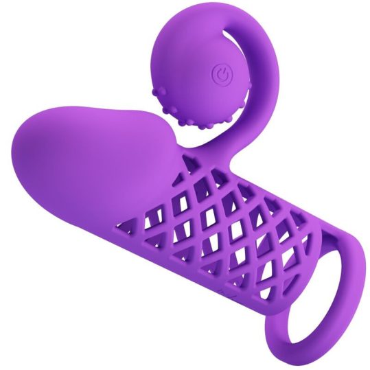 ROMANCE - hosszabbított lila izgató ujjal