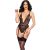 Chilirose CR 4722 – érzéki fekete bodysuit nyitott köldökön