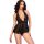 CHILIROSE - fekete babydoll és tanga szett