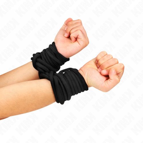 KINK – 20 m hosszú fekete pamut kötél