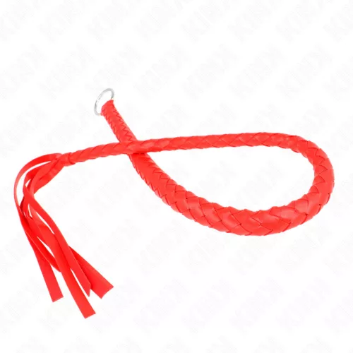 KINK - 65 cm hosszú kígyóostor piros markolattal