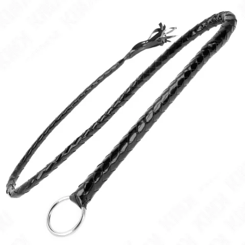 KINK – hosszú, fényes PVC ostor 138 cm