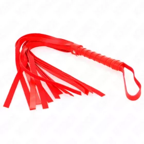 KINK - egyszerű piros ostor 45 cm-es longan