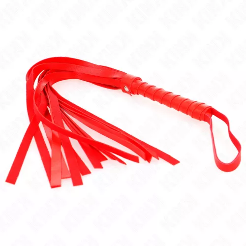 KINK - egyszerű piros ostor 45 cm-es longan