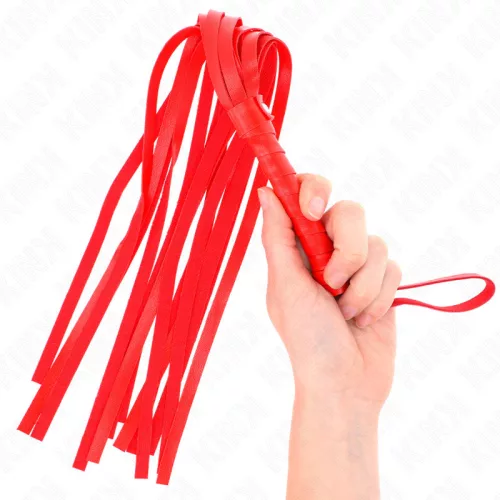 KINK - egyszerű piros ostor 45 cm-es longan