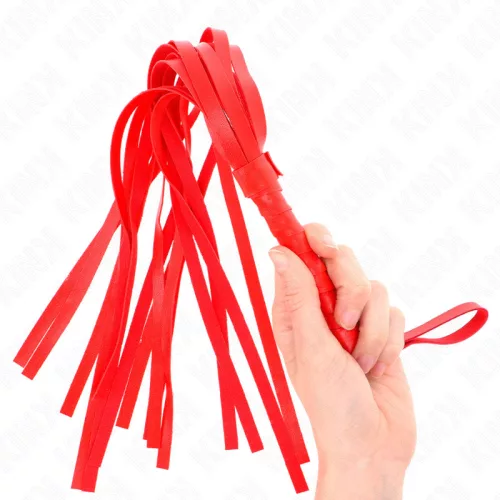 KINK - egyszerű piros ostor 45 cm-es longan