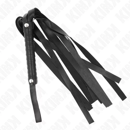 KINK – fekete széles farok ostor 48,5 cm
