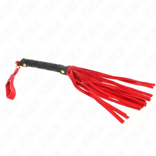 KINK - piros velúr mini ostor 30 cm