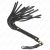 KINK – fekete bársony mini ostor, 30 cm