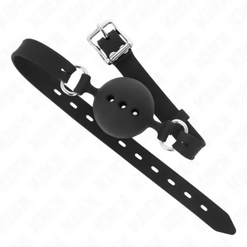 KINK – teljes szilikon gátló, állítható méret, fekete