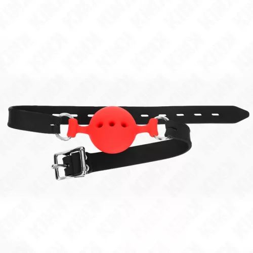 KINK – állítható szilikon gátló piros golyóval