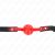 KINK - RED HOLLOW HARD BALL 4 CM GAG BLACK STRAP 60 x 2 CM állítható 37-52 CM