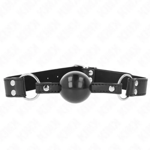 KINK – puha és szilárd golyós gátló bőrszíjjal, állítható 42-58 cm