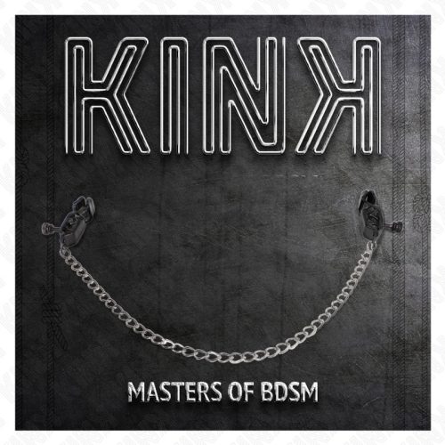 KINK - ezüst láncos mellbimbó klipsz 30 cm