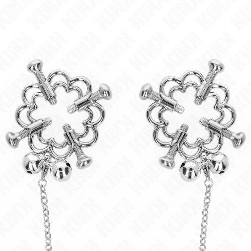 KINK - fémláncos mellbimbó csipesz szett