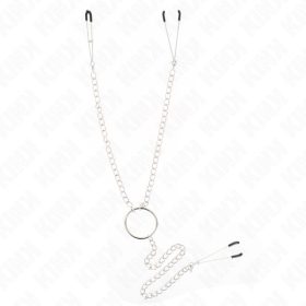   KINK Triple – hármas csikló- és mellbimbó csipesz lánccal