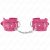 KINK – állítható csuklópántok, pink, 17.5-25 cm