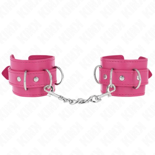 KINK – állítható csuklópántok, pink, 17.5-25 cm