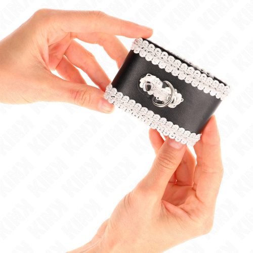 KINK – állítható csuklóbilincsek lace díszítéssel