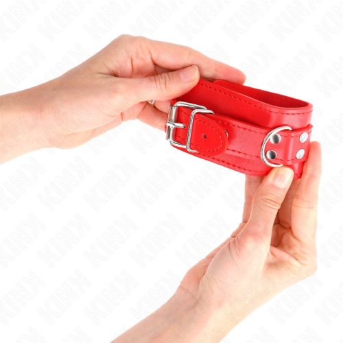 KINK – állítható piros csuklókötöző 20-23 cm-es méretben