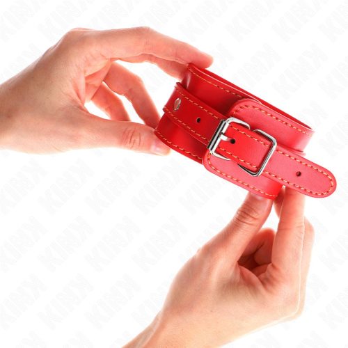 KINK – vékony, állítható csuklókötöző, piros