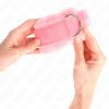 KINK – állítható rózsaszín csuklókötöző prémium bőrrel