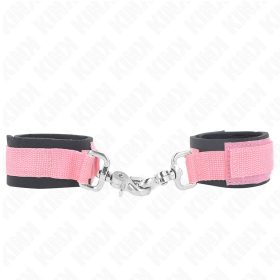   KINK – állítható pink neopréne csuklószorítók 22-34 cm