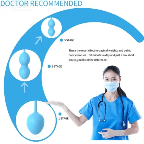 ARMONY - Prémium harmónia hüvelyi súlyzó, 3 szintű kék