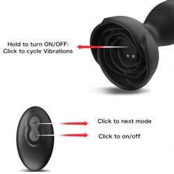   ARMONY Extreme – távirányítós rózsás vibrátor és anál plug