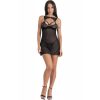 LIVCO CORSETTI FASHION - érzéki fekete chemise S/M méretben