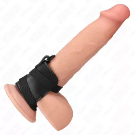 KINK – bőr péniszköpeny állítható pántokkal