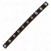 KINK – bőr péniszgyűrű tüskékkel, 21,5 x 1,6 cm
