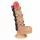 KINK – fém péniszgyűrűk bőrkötéssel, 3,2-5 cm