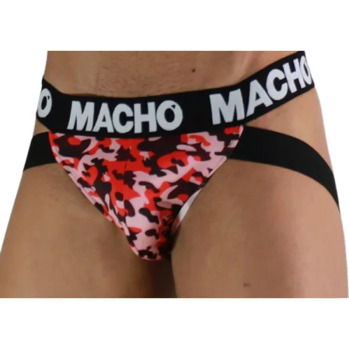 Macho MX28MR – stílusos katonai piros jock alsónemű